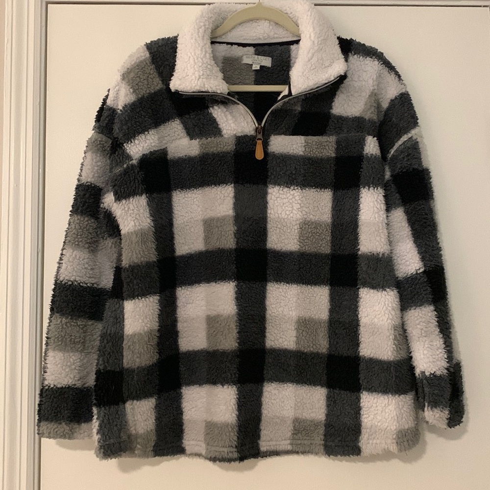 Plaid Cozy Pullover